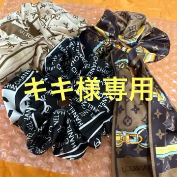 헤어 스크런치 3종 세트