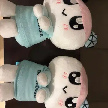 BONGBONGEE 봉제 인형 스카이블루 2개