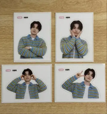 우쿠동 팝업 구매 혜택 스티커 4장 세트 한국