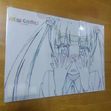 4666 NEWGAME! 스즈카제 아오바 원화 A-4 클리어 파일