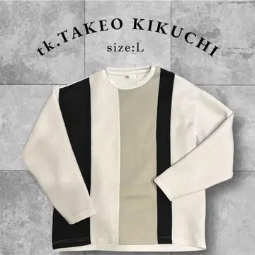 tk.TAKEO KIKUCHI 스트라이프 트레이닝복 L 사이즈