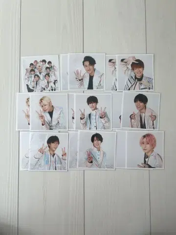 Snow Man 정사각형 사진 세트