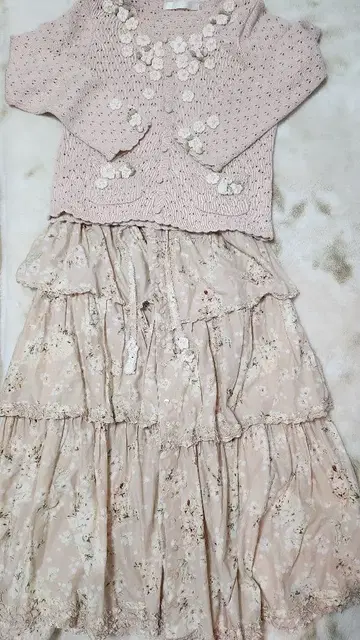 핑크 하우스 벚꽃 세트 사쿠라 토끼 프릴