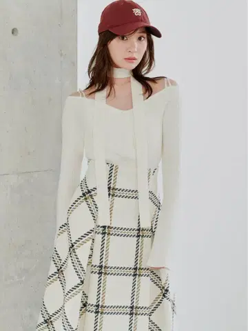 SNIDEL 타이 니트 풀오버