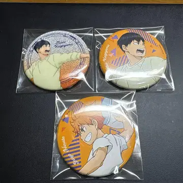 하이큐 캔뱃지 히나타 카게야마 3개 세트