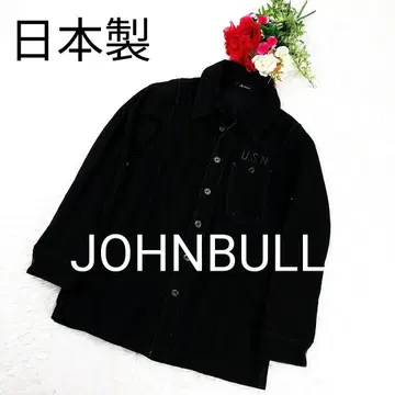 [ 새상품급 ] 젬블 JOHNBULL 밀리터리 셔츠 긴팔 블랙