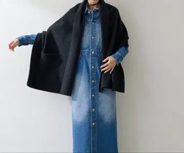 2025AW 윔 가젯 리버 케이프 블랙