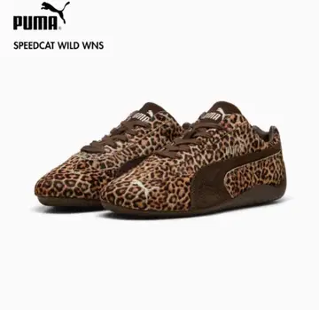 PUMA SPEEDCAT WILD WNS 레오파드 무늬 23.5