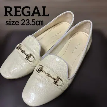 REGAL 아이보리 로퍼 금장 장식 포함 레어 [ 새상품급 ]