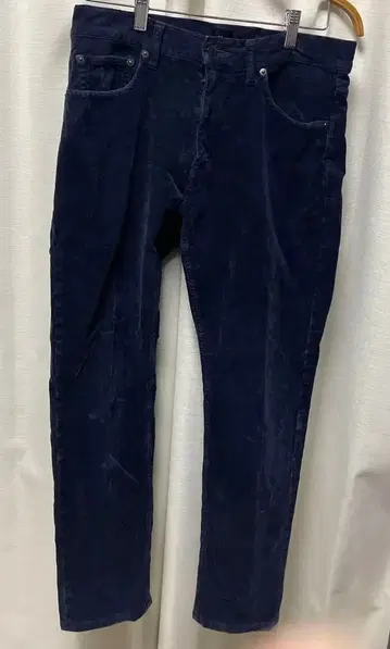 블루 워크 네이비 코듀로이 팬츠