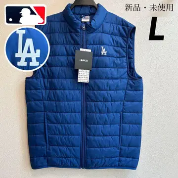 [ L ] MLB 다저스 충전솜 나일론 베스트 다운 베스트풍