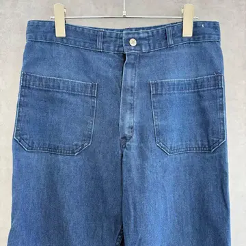 80s 빈티지 Seafarer US.NAVY 데님 세일러 팬츠