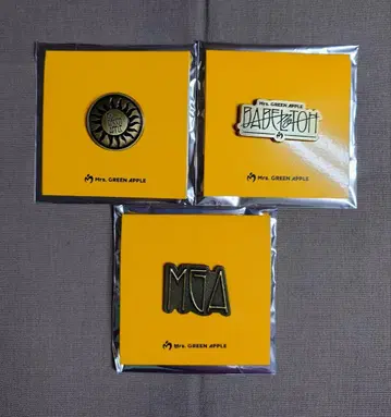 Mrs. GREEN APPLE 바벨 랜덤 가챠 핀즈 3개 세트