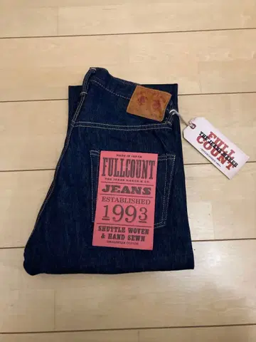 [새상품] FULLCOUNT 0105W 데님 28 풀카운트 13.7oz