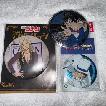 명탐정 코난 캔뱃지 3종 세트