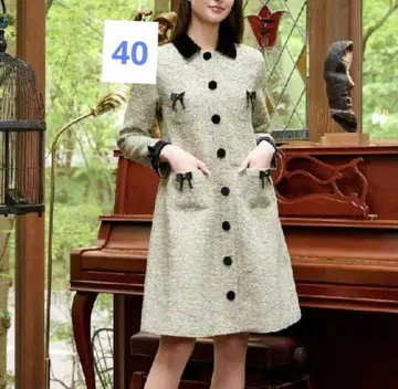 새상품 정가 33000엔 슈퍼 뷰티 트위드 코트 자켓 40M 게재