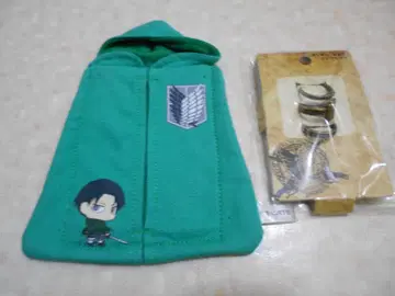 진격의 거인 리바이 포켓 티슈 커버 & 유니버셜 한정판 반지 세트