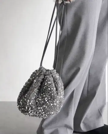 SLOBE IENA 스팽글 복조리 백