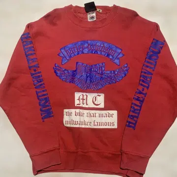 할리데이비슨 90s 맨투맨 바디 풀 오브 더 룸 USA 제