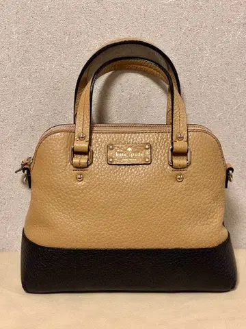 kate spade 베이지 블랙 토트백