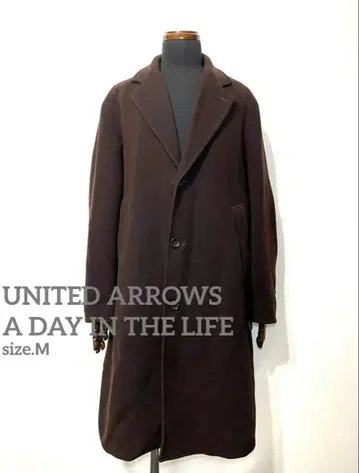 UNITED ARROWS A DAY IN THE LIFE 체스터 코트