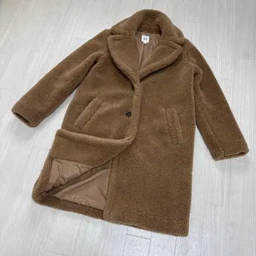 갭 GAP gap 여성용 보아 코트 아우터 코트 카멜 S