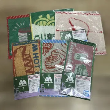 제일복권 모스버거 F상 타월 컬렉션 전 6종 컴플리트 세트