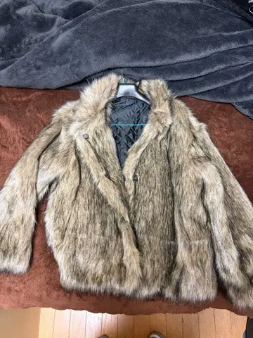 남성용 퍼 자켓