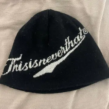 Thisisneverthat 니트 모자 블랙