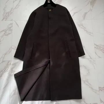 정가 25만 3천 엔 Drawer 울 캐시미어 케누키 노카라 코트 36