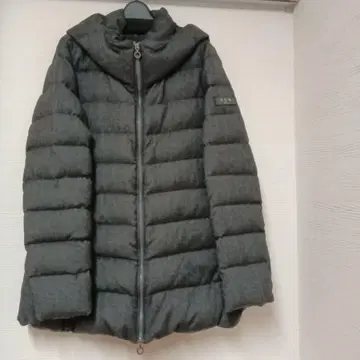 TATRAS 그레이 다운 자켓 후드 부착