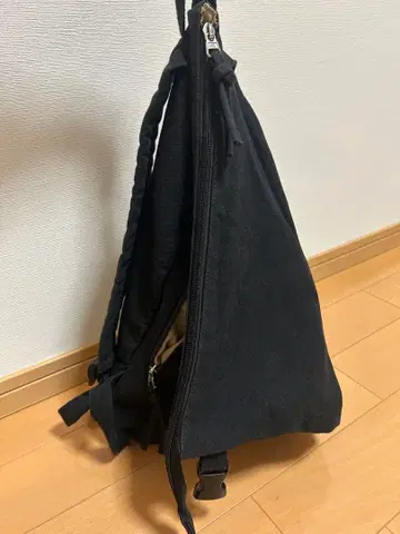 블랙 캔버스 백팩