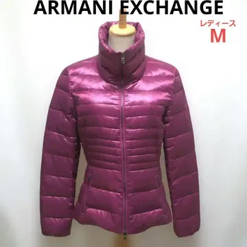 2-820. 아르마니 익스체인지 퍼플 다운 자켓 여성용 M