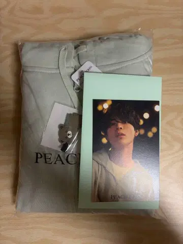 미개봉 새상품 피치 존 곰 후드 맨투맨 세트 사이즈 1 마츠시마 소