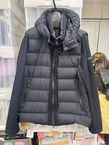 F396 [새상품급] 타트라스 다운 자켓 TARO 타로 이소재 블랙