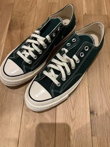 CT70 27cm 미사용 새상품 짙은 녹색 그린 척테일러