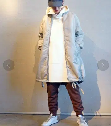 journal standard luxe 나일론 내장재 밀리터리 립 코트