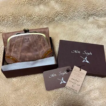 아인소프 가마구치 지갑 이단 접이식 새상품