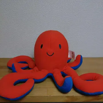 yogibo 문어 인형 빨강과 파랑