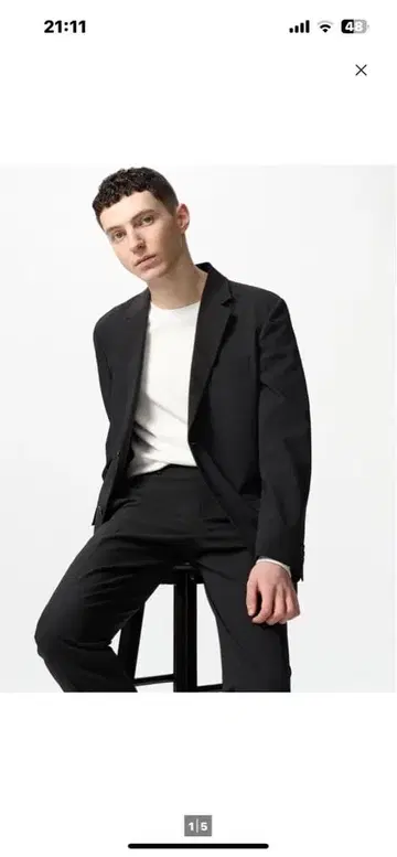 유니클로 감동 자켓 M 사이즈