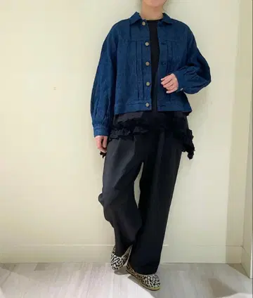 LABORATORY 네이비 데님 자켓