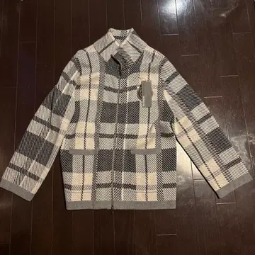 540697 체크 무늬 자켓 M/L