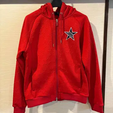 CALLAWAY 여성용 지퍼 후드티 별무늬