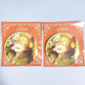 프로젝트 세카이 프로세카 하피콜레 금박 캔뱃지 A 시노노메 아키토