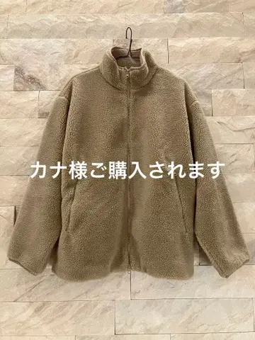 스픽 앤 스팬 spick and span 백 보아 로고 블루종 36