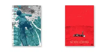 힘내라 A2 아트 포스터 2장 세트 나의 히어로 아카데미아 원화전