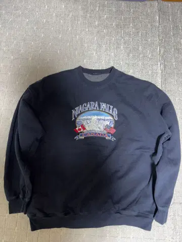 NIAGARA FALLS 자수 크루넥 맨투맨