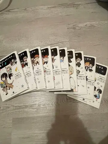 애니메이션 캐릭터 관련 코믹스 전 10권 세트