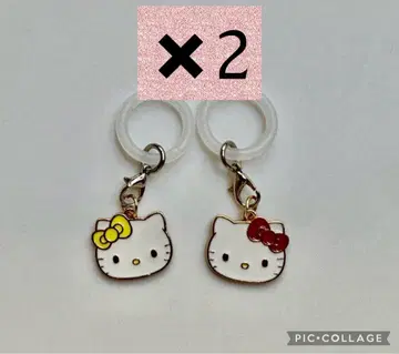 헬로키티 메지루시 액세서리 산리오 키티 미미 2세트