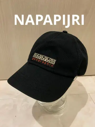 중고품 NAPAPIJRI 나파피리 캡 블랙 프리 사이즈